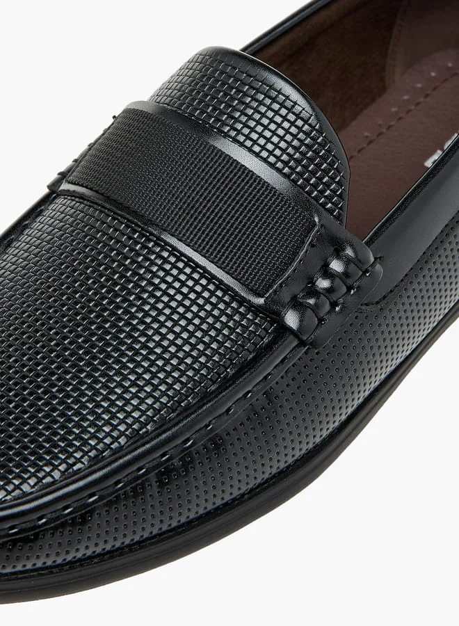 LBL by Shoexpress Men's Textured Slip-On Loafers