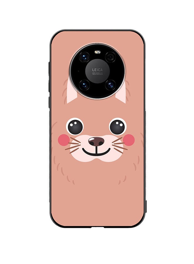 VR CREATIVE Protective Case Cover For Huawei Mate 40 Lama Cartoon Face Design Multicolour  - Image 1