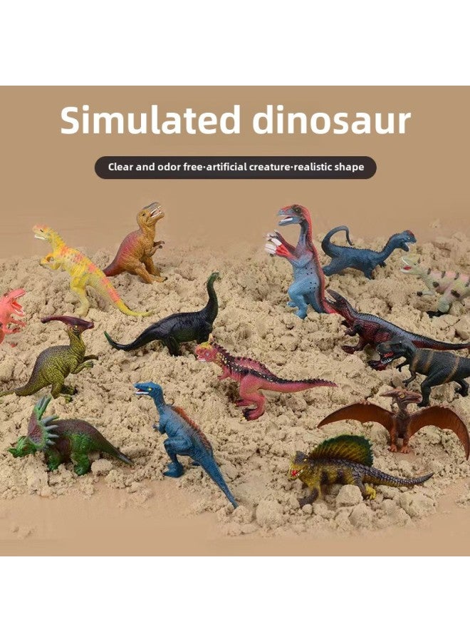 Simulation Dinosaur Solid Model Toys Jurassic Retro 5 Inch Tyrannosaurus Rex Children's Toys Direct Sales-Specifications:B Section 5 Inch Retro Solid 12 - Image 2