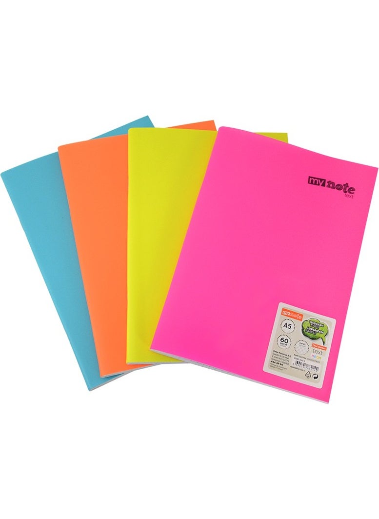 Mynote Text Neo Notebook Pp Cover Wire Stitched A5 40 Yp Striped MTXNE-A540-Ç 30002127 12 Pieces 