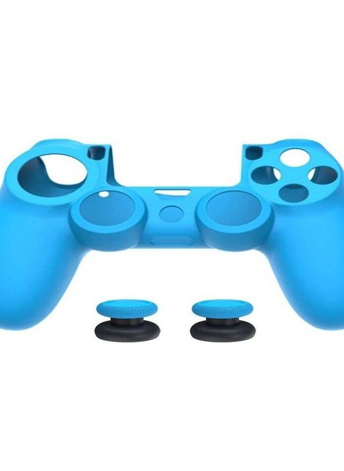 DOBE - Silicone Cover for PS4 Controller blue - Image 1