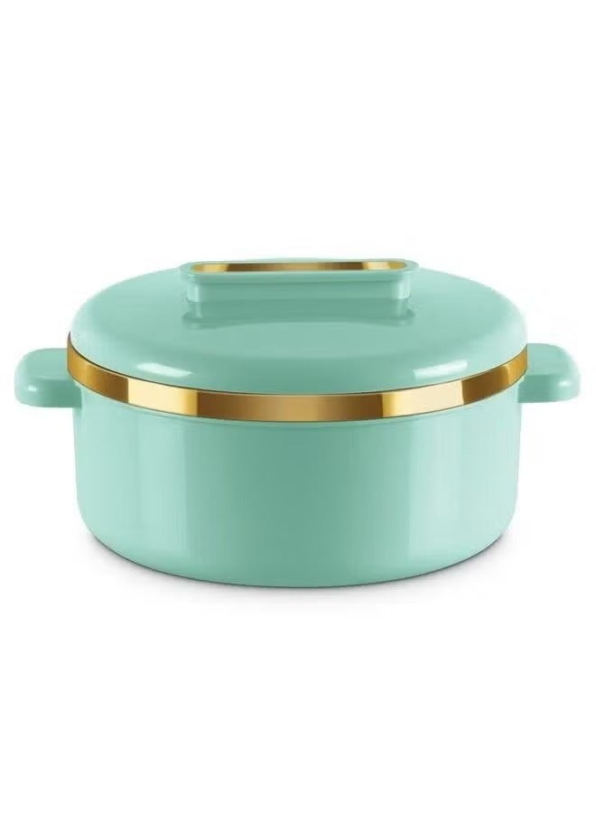 Milton 3 Piece Inner Stainless Steel Food Container Set (1000ml, 1500ml, 2500ml) Light Green/Gold - Image 5