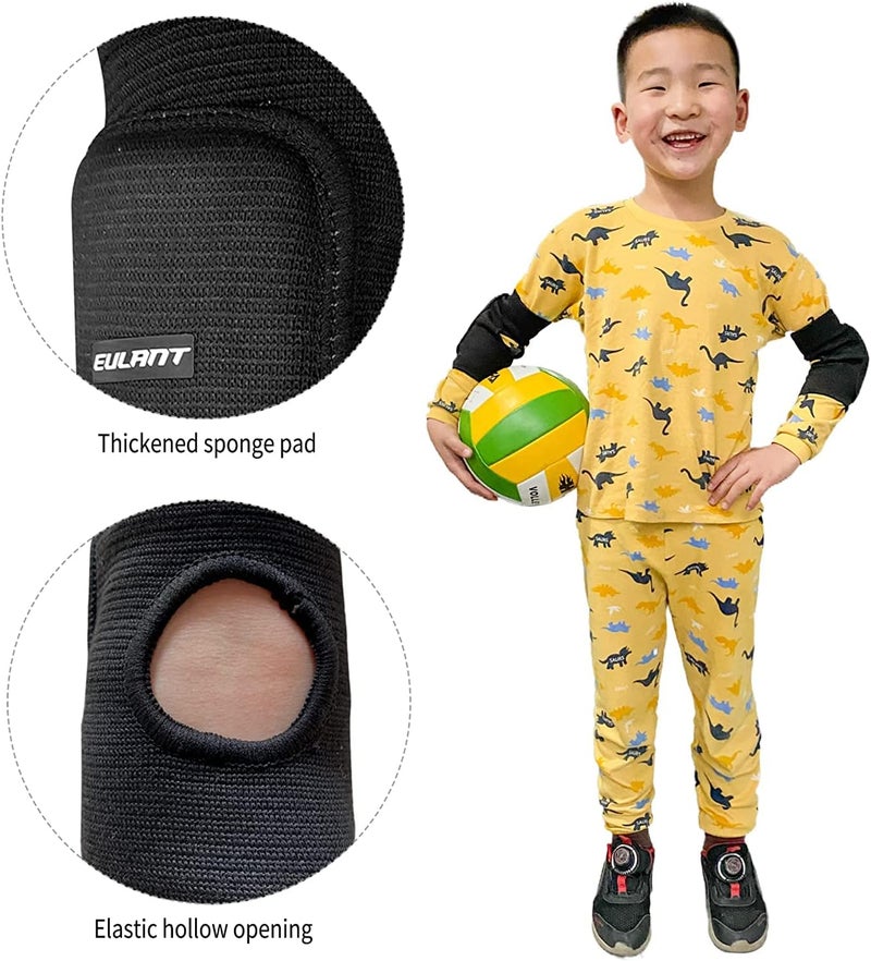EULANT Kids Elbow Pads, Soft Elbow Brace Boys, Girls, Junior Youth, Elbow Protector for Volleyball Basketball Skating Dancing Crawl Skiing Cycling - Image 3