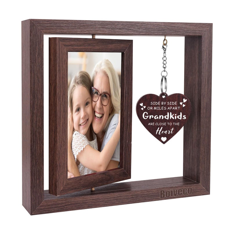 Boiveco Grandma Picture Frame  First Time Grandma Grandpa Grandparent to Be Gifts  Birthday Day Christmas Gifts Grandparents Day Gifts New Grandma Gifts First Time Grandparent 2025 Picture Frame 4x6 - Image 1