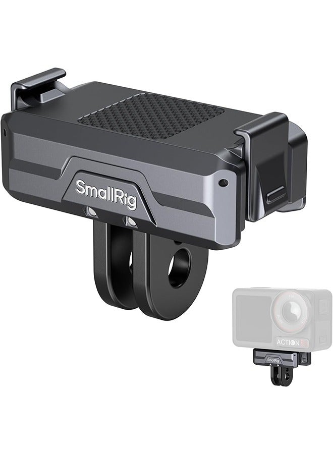 SMALLRIG Magnetic Adapter Holder for DJI Osmo Action 4/3/2 with Foldable Connector and 1/4 Inch Threaded Hole - 3662 - Image 1