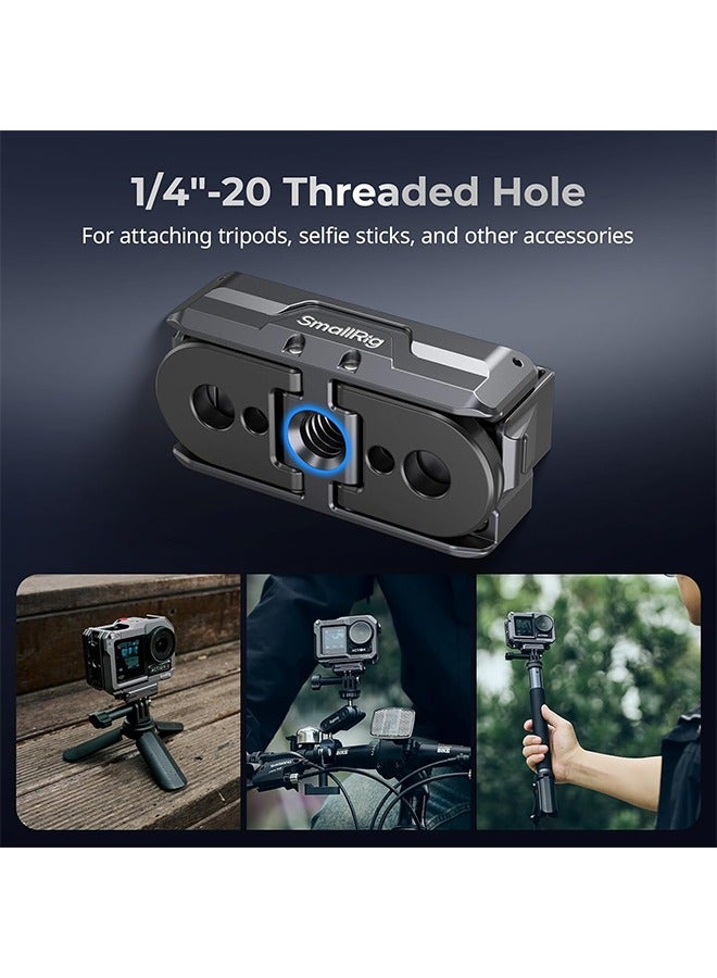 SMALLRIG Magnetic Adapter Holder for DJI Osmo Action 4/3/2 with Foldable Connector and 1/4 Inch Threaded Hole - 3662 - Image 5