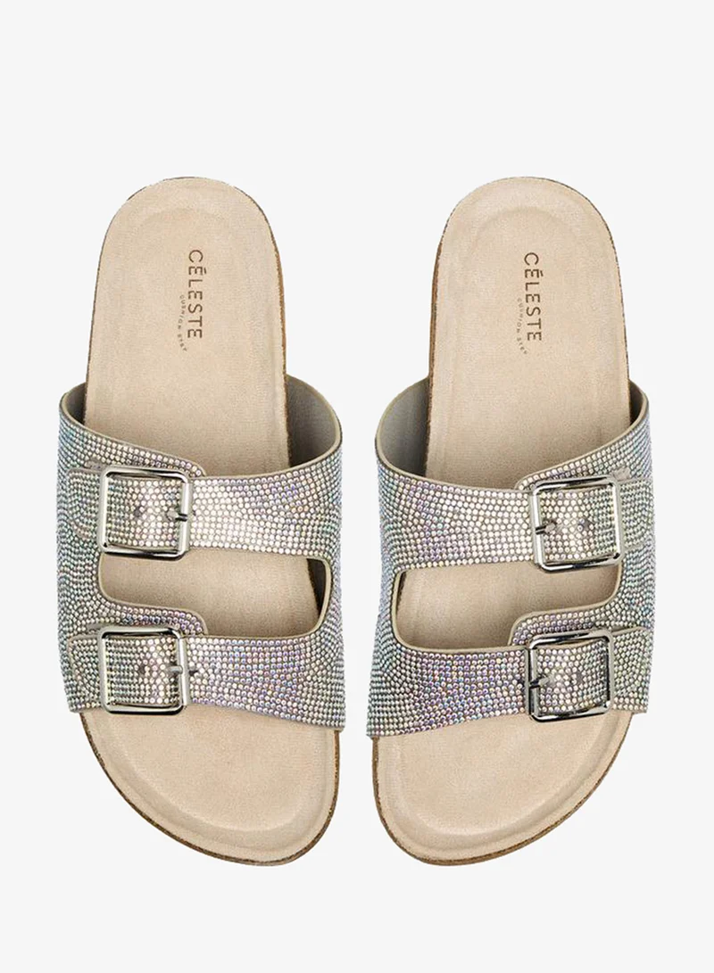 سيليست Women Embellished Slide Sandals Ramadan Collection