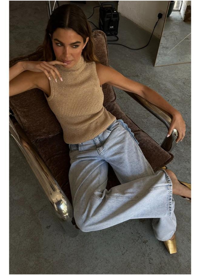 Never fully Dressed Ribbed Knitted Vest  - Image 2