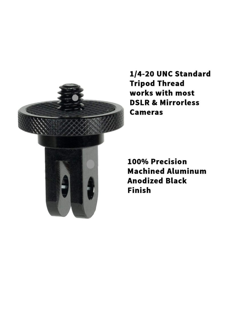 Aluminum Alloy Universal Conversion Tripod Adapter for Sony Action Camera (1/4in) - Image 3