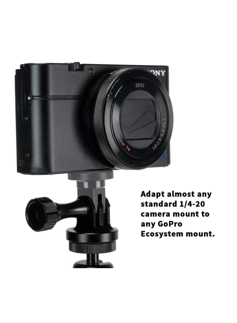 Aluminum Alloy Universal Conversion Tripod Adapter for Sony Action Camera (1/4in) - Image 4