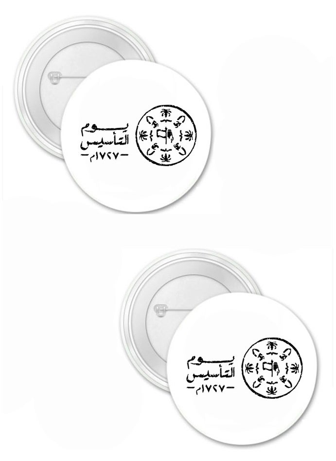 Generic - 2-Founding Day Pin Brooch distinctive accessory for patriotic occasions: National Day and Founding Day - Image 1