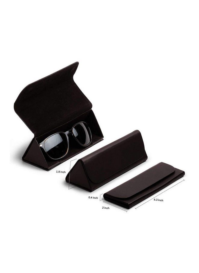DailyObjects DailyObjects Leather Foldaway Slim Eyewear/Sunglass Case - A Classic and Protective Companion for Your Sunglasses  - Image 3