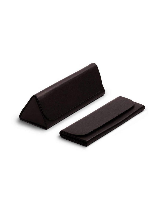 DailyObjects DailyObjects Leather Foldaway Slim Eyewear/Sunglass Case - A Classic and Protective Companion for Your Sunglasses  - Image 1