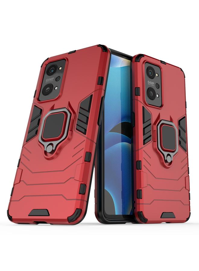 S-TOP Case For OPPO Realme GT Neo2 5G Shockproof PC + TPU Protective Case with Magnetic Ring Holder - Image 2