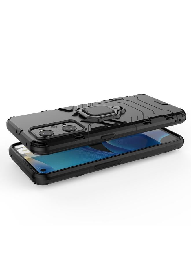 S-TOP Case For OPPO Realme GT Neo2 5G Shockproof PC + TPU Protective Case with Magnetic Ring Holder - Image 4