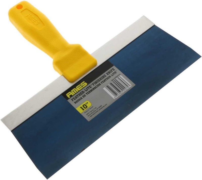 AMES Strong Handle Blue Steel Drywall Taping Knife 10" - Image 1