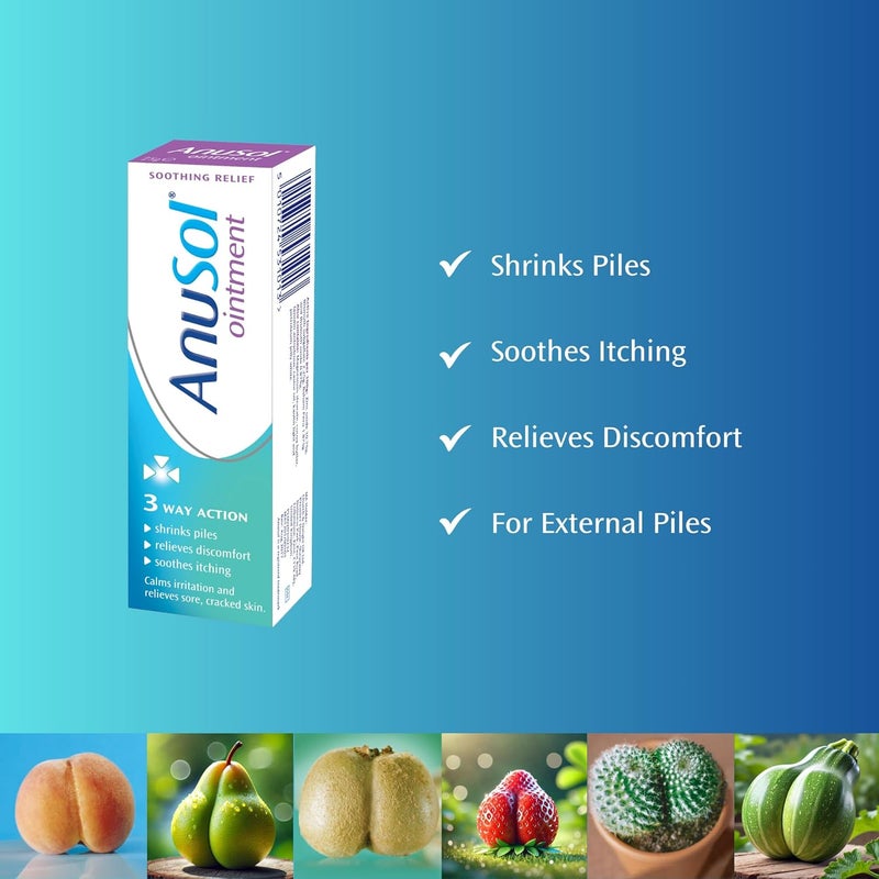 Anusol Ointment Proven Formula Shrinks Piles Relieves Discomfort Soothes Itching Lubricates 25 g Pack of 1 - Image 2