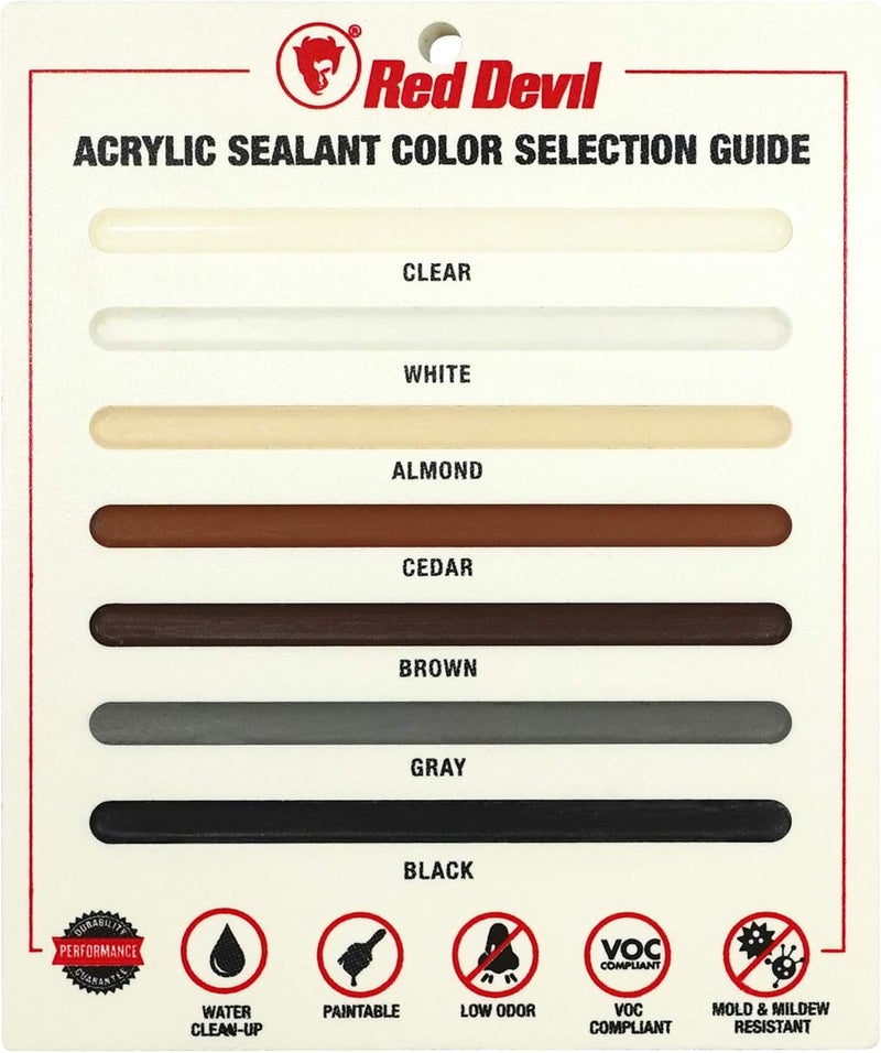 Red Devil 0770 Lifetime Ultra 230 Premium Elastomeric Acrylic Latex Sealant, 10.1 oz, White - Image 5