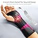 FREETOO Wrist Support Brace Left Hand for Tendonitis Sprained Wrist Strain Pain Relief Wrist Splint for Carpal Tunnel Arthritis wrist Immobilizer Fit Women and Men for Sleeping SM BlackPink - Image 4