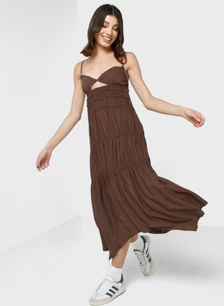 Tiered Cutout Dress