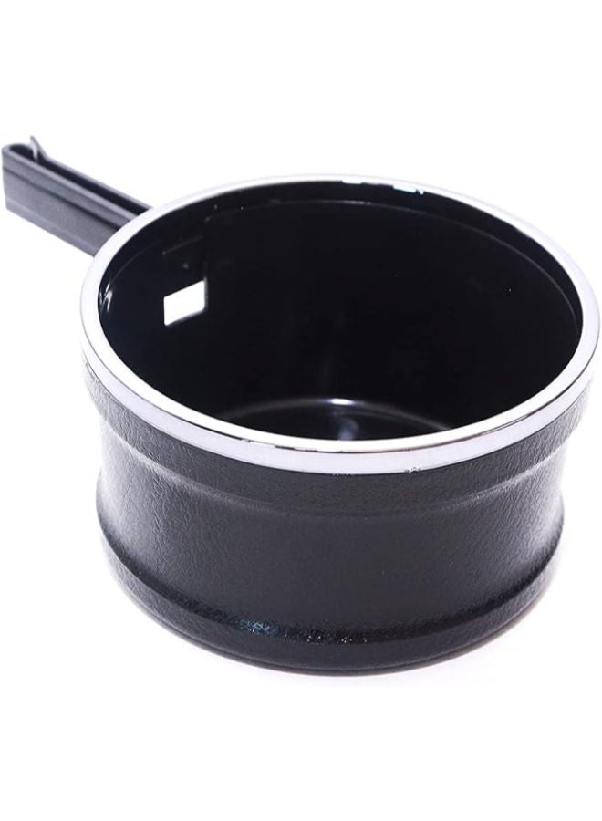Adjustable Smokeless Car Ashtray with Lid Smell Proof with LED Light with All,ceramic Interior , Cup holder size , Detachable and Portable, Hyundai , Black and Silver - Image 3