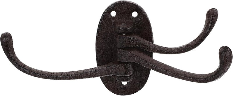 Vintage Zinc Alloy Wall Hook, Retro Coat Hanger Decorative Wall-Mounted Hook for Entryway Closet, Rustproof Single-piece Home Storage Organizer - Image 1