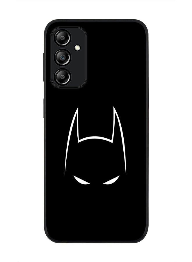 Stylizedd Rugged Black edge case for Samsung Galaxy A24 4G, Slim fit Soft Case Flexible Rubber Edges Anti Drop TPU Gel Thin Cover -  Sneaky Bat - Image 1