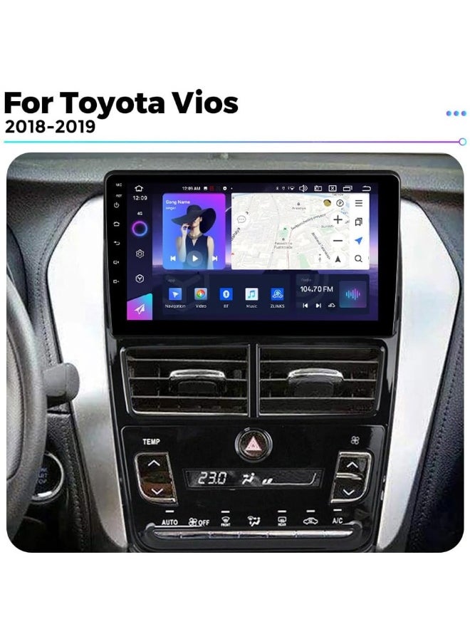 Vierex Fit Toyota Yaris Car Stereo Android Screen 2018-2022 With Apple Carplay Android Auto Wireless WiFi DSP AHD Camera Included Fast Interface QLED Auto AC (2+32GB Carplay)  - Image 2