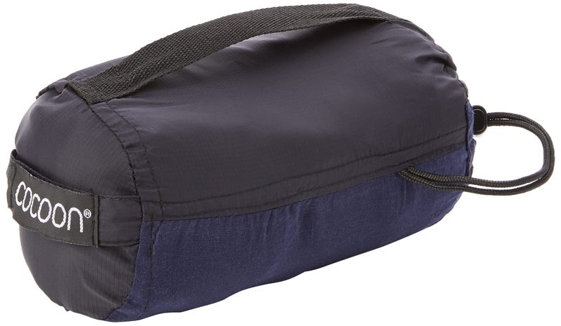 كوكوون COCOON - Premium - TravelSheet - - Egyptian Cotton. Compact for Camping and Hiking, Fits in Backpack Ultralight, Camping Essentials (Regular 86 x 35 - Tuareg Blue) - Image 4