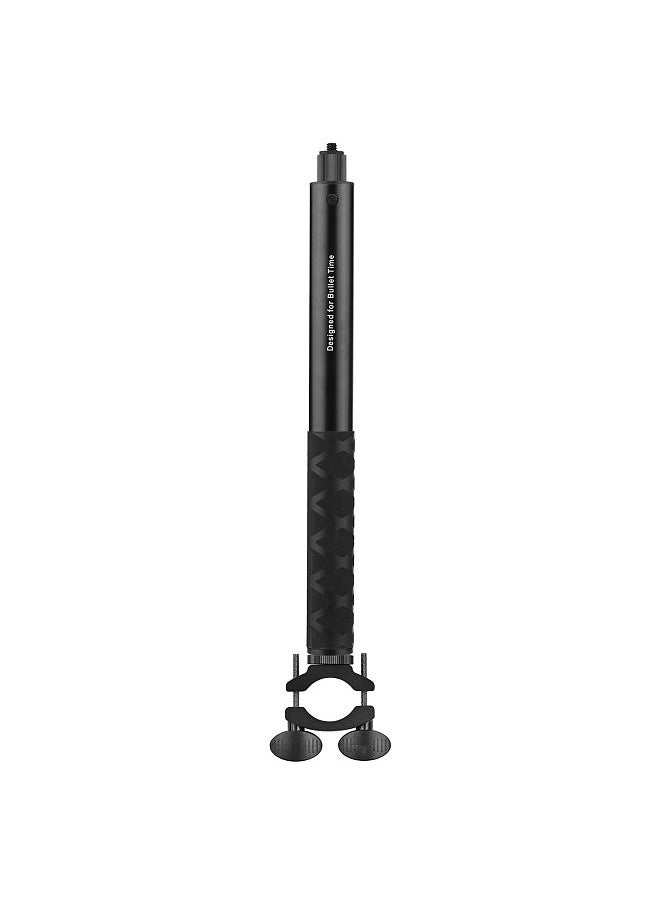 ANDOER - Motorcycle Bike Invisible Selfie Stick Handlebar Mount Bracket 28cm-115cm Adjustable Length with 1/4 Inch Screw for Insta360 ONE X/ ONE/ EVO Camera - Image 1
