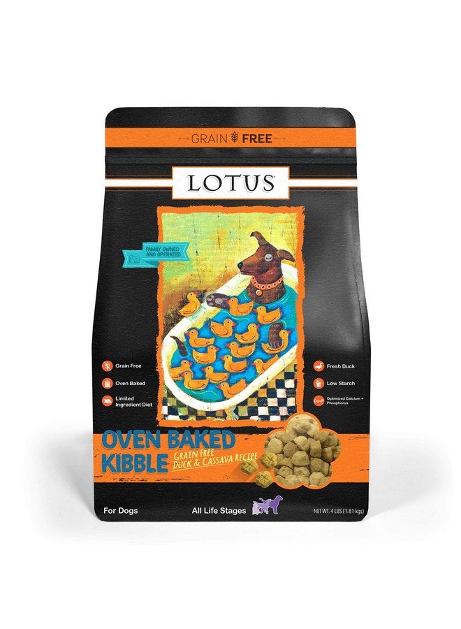 Lotus Lotus Dry Dog Food, 4 Lb., Duck And Sweet Potato 