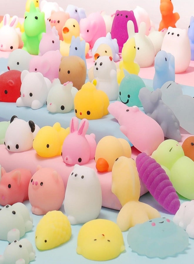 60 Pack Squishies: Kawaii Squishy Toys, Animals Stress Relief, Sensory Toys for Kids, Party Favors - Image 1