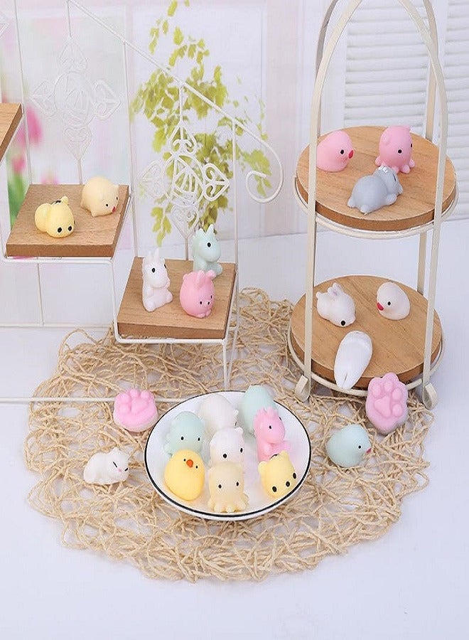 60 Pack Squishies: Kawaii Squishy Toys, Animals Stress Relief, Sensory Toys for Kids, Party Favors - Image 2