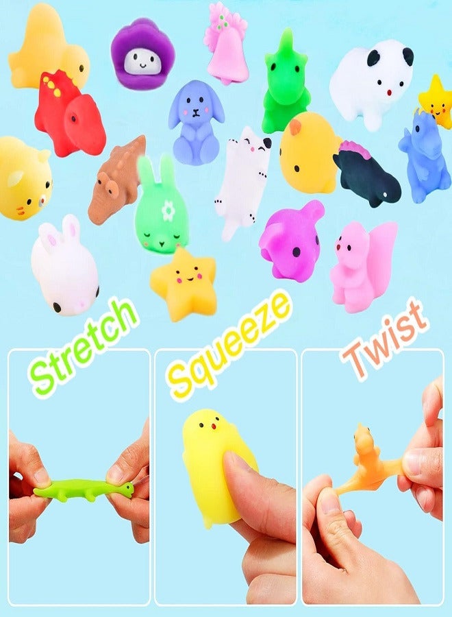 60 Pack Squishies: Kawaii Squishy Toys, Animals Stress Relief, Sensory Toys for Kids, Party Favors - Image 3