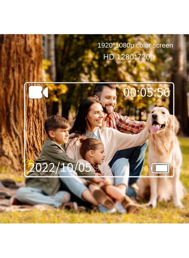 نيوترل كاميرا دراجات هوائية خارجية 1080p عالية الدقة بشاشة حزام عنقي مغناطيسي مسجل مدونات فيديو رياضية كاميرا صغيرة للإبهام - Image 2