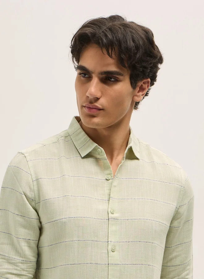 THE BEAR HOUSE Men's Shirt for Casual and Formal Wear | Classic Button-Down Style for Office, Daily Use, Travel, Events & All-Season Outfits | Versatile & Stylish Wardrobe Essential for Every Occasion