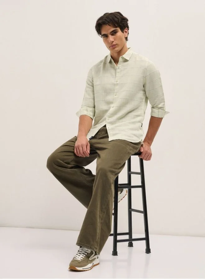 THE BEAR HOUSE Men's Shirt for Casual and Formal Wear | Classic Button-Down Style for Office, Daily Use, Travel, Events & All-Season Outfits | Versatile & Stylish Wardrobe Essential for Every Occasion