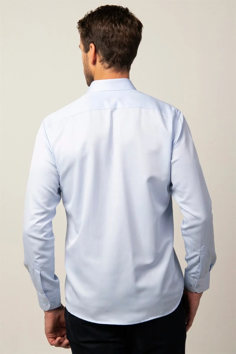 Tudors Classic Fit Long Sleeve Dobby Piping Men's Shirt KL220035-801