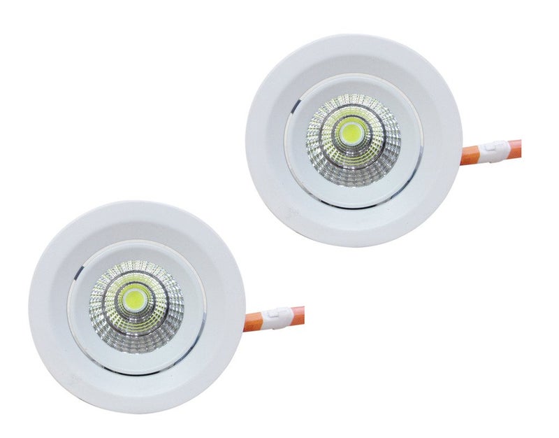 Bene BENE Radiance Aluminium Round Ceiling Light Yellow 7w Pack of 2 Pcs  - Image 1