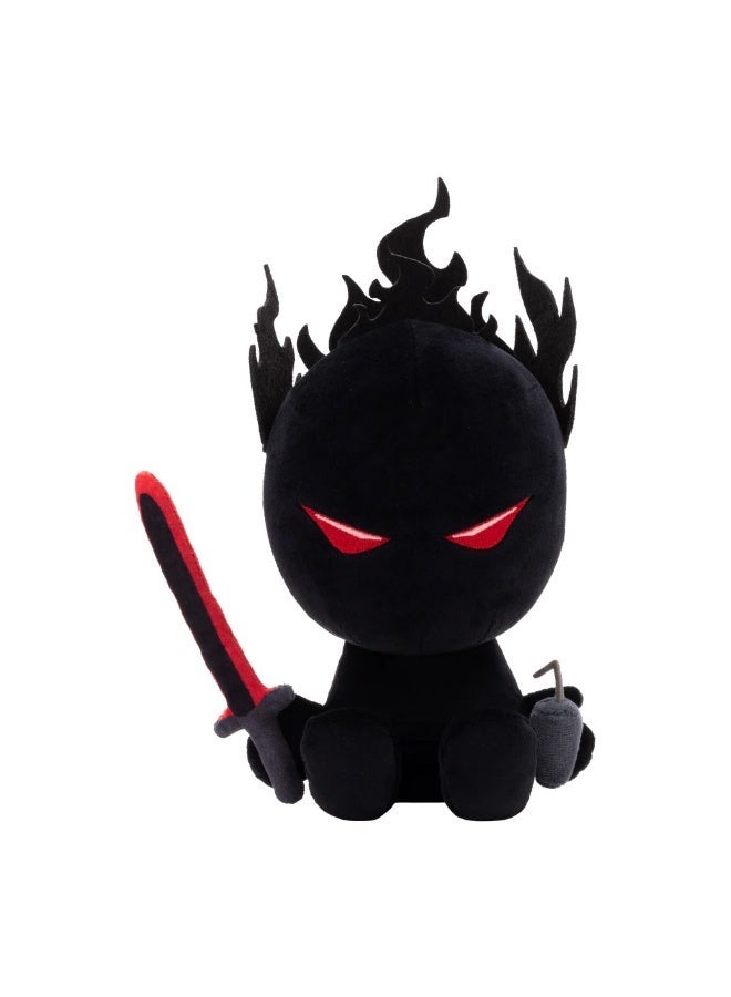 Madness Combat Auditor Plush Doll, Indie Animation Game Stuffed Toy Desktop Collectible Gift for Fans（Height：25 CM） - Image 1