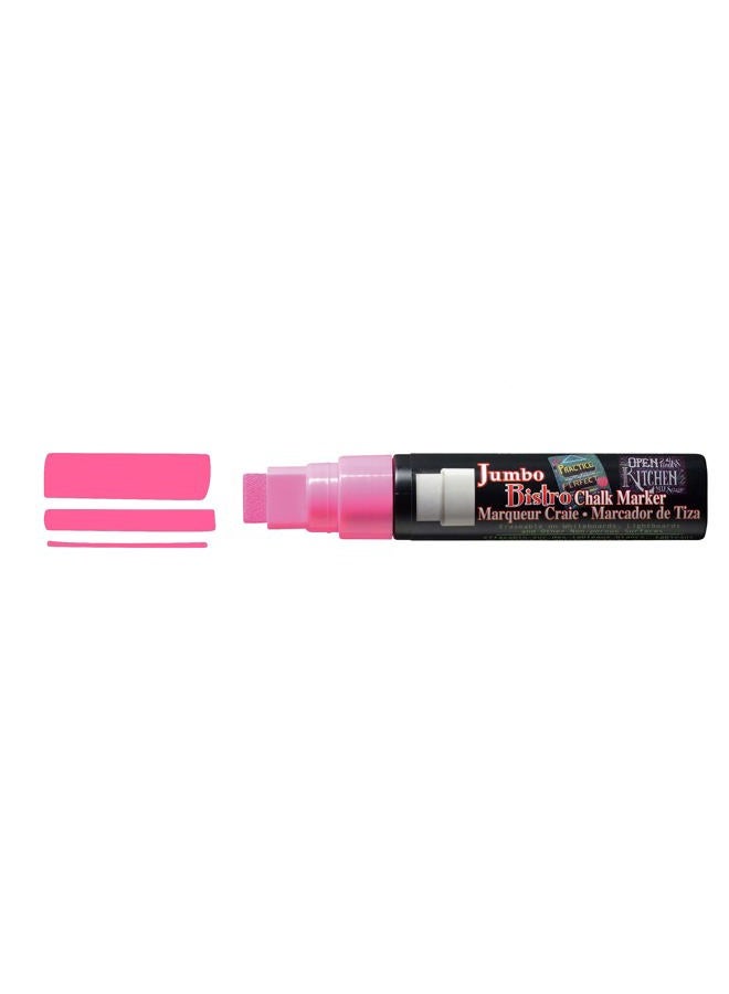 Uchida 481-C-F9 Marvy Jumbo Broad Point Tip Bistro Chalk Marker, Fluorescent Pink - Image 4