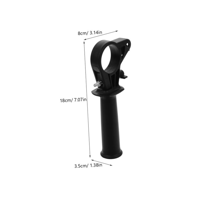 TEHAUX Portable Electric Hammer Impact Drill Attachment Handle Ergonomic Black - Image 2