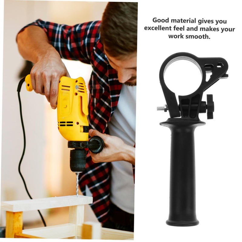 TEHAUX Portable Electric Hammer Impact Drill Attachment Handle Ergonomic Black - Image 3