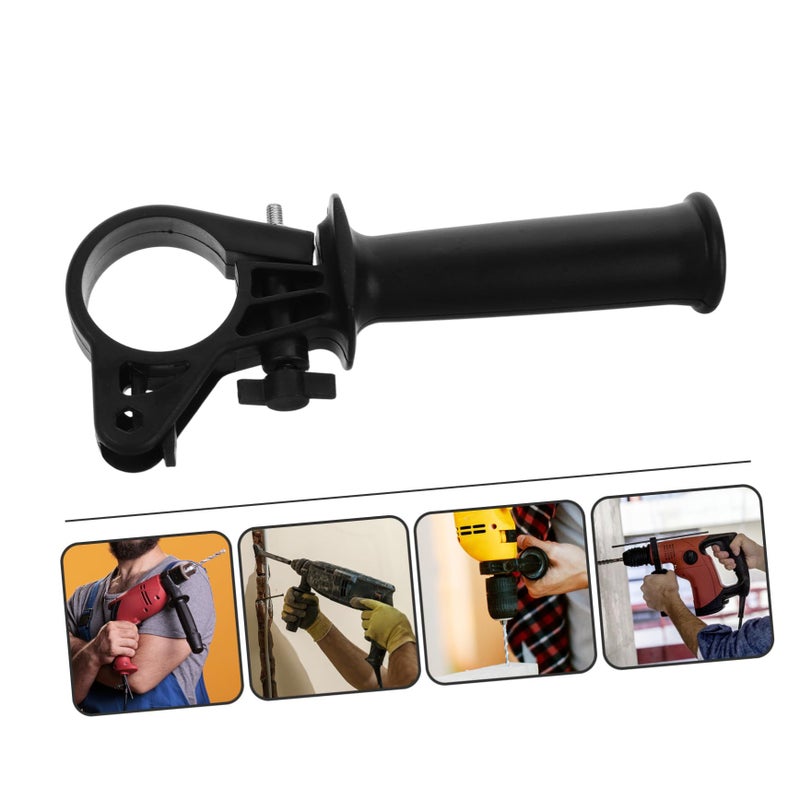 TEHAUX Portable Electric Hammer Impact Drill Attachment Handle Ergonomic Black - Image 5