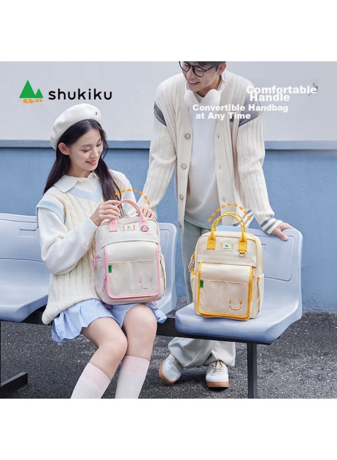 Shukiku Small Biscuit Parent-child Backpack, New Style Snack Pain Bag, Lightweight Travel Backpack, Anime-style Rice Bag, Green Grape - Image 4