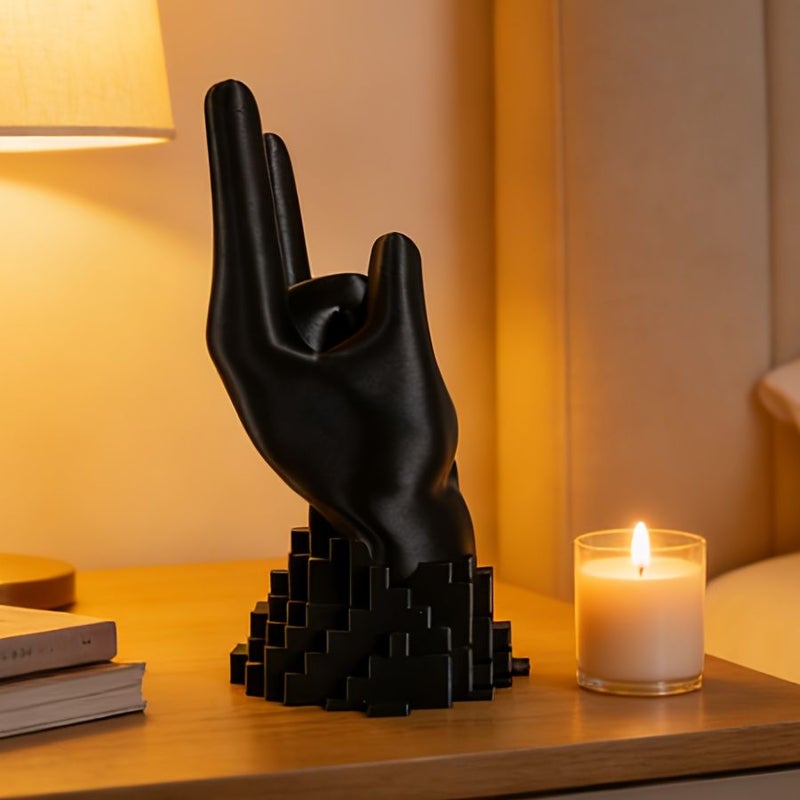 Grey 3D Printed Universal Handle Bracket Versatile Storage Base Desktop Display Stand - Image 2