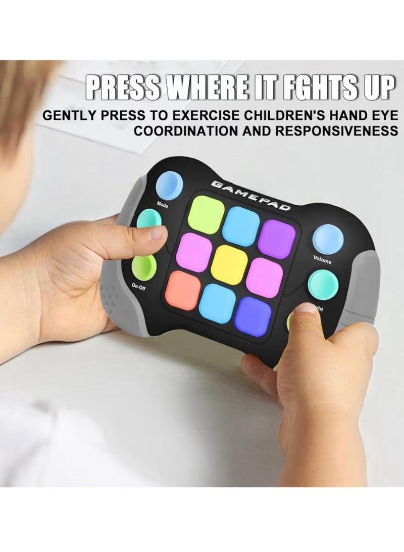 Toyland Kids Light-Up Gamepad Toy with 5 Game Modes-Quick Push Game Fidget Toys For  Kids-Grey - Image 2