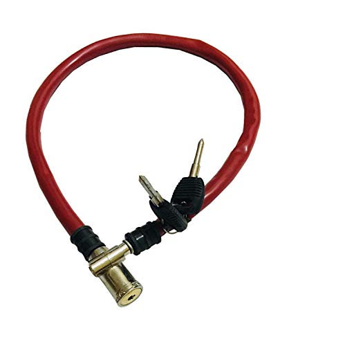 ShreNik Multi Purpose Safety Cable Lock for Bicycles Cycles (Multi Color ) Polished Finish - Image 5