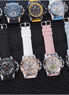 T5 T5 Men's Chronograph Silicone strap Watch  - Image 5
