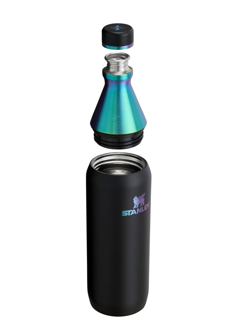 Stanley All Day Slim Bottle 20oz Leakproof Twist Lid Double-Wall Insulated Stainless Steel BPA-Free  Slim Travel Water Bottle for Gym Work & Outdoor Adventures Cream - Image 3